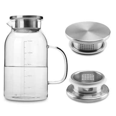 Karaffel Mugge Kaffekanne Tekanne med filter 1,8 l