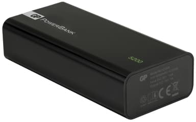 GP 1C05A bærbar Powerbank 5200 mAh (sort)