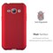 Samsung Galaxy J1 2015 Hardt Deksel Case (rød)