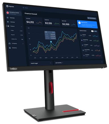 Lenovo ThinkVision T22i-30 21.5" LCD skjerm 63B0MAT6EU (raven black)