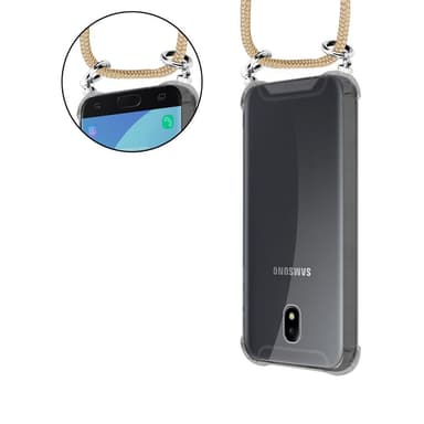 Samsung Galaxy J5 2017 Deksel med Halskjede (brun)