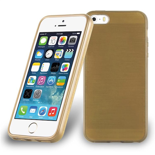 iPhone 5 / 5S / SE 2016 silikondeksel cover (gold)