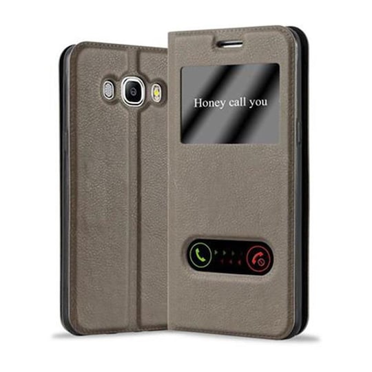 Samsung Galaxy J5 2016 lommebokdeksel cover (brun)