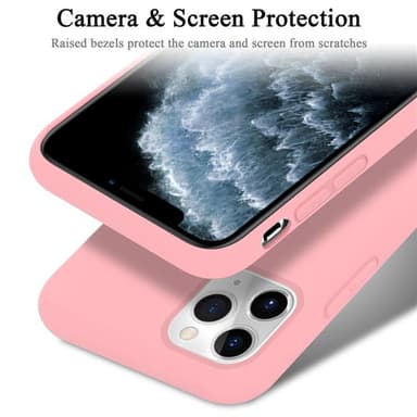 iPhone 11 PRO silikondeksel case (rosa)