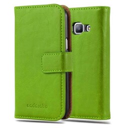 Samsung Galaxy J1 2015 lommebokdeksel etui (grønn)