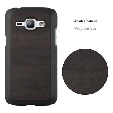 Samsung Galaxy J1 2015 Hardt Deksel Case (svart)