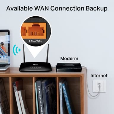 TP-Link MR200 4G LTE WiFi-router