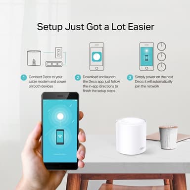 TP-Link Deco X20 mesh WiFi 6 sett (3-pakning)