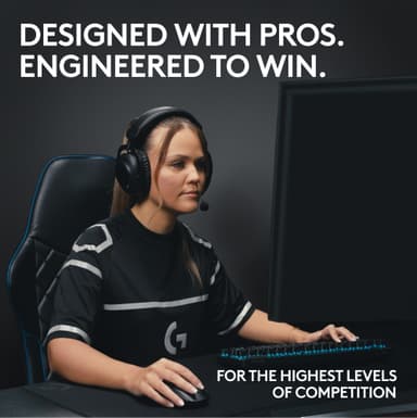 Logitech G PRO X TKL Lightspeed Tactile trådløst gamingtastatur (hvit)