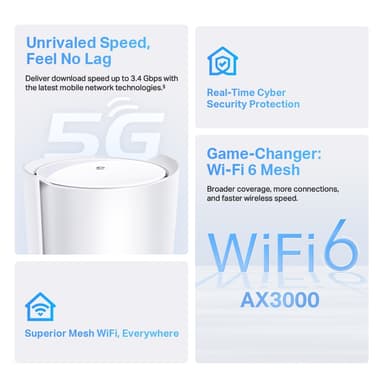 TP-Link Deco X50 AX3000 5G Mesh WiFi-router