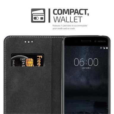 Nokia 6 2017 Deksel Case Cover (rød)