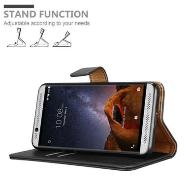 ZTE Axon 7 lommebokdeksel etui (svart)