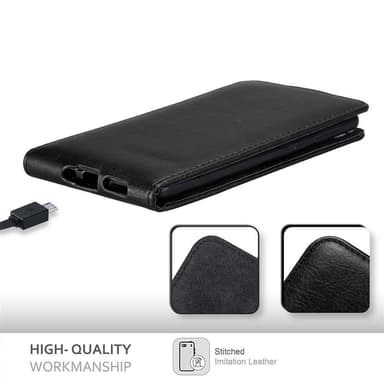 Nokia 8 2017 deksel flip cover (svart)