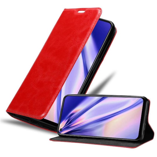 Oppo A72 lommebokdeksel case (rød)