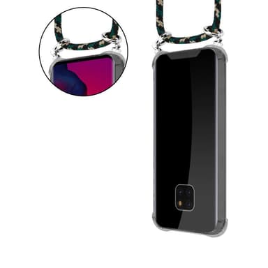 Huawei MATE 20 PRO Deksel med Halskjede (brun)