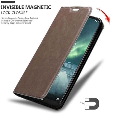 lommebokdeksel Nokia 7.2 case (brun)