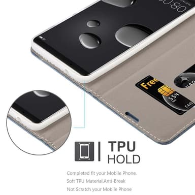 Huawei MATE 10 PRO lommebokdeksel etui (blå)