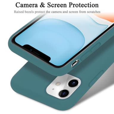 iPhone 11 silikondeksel case (grønn)