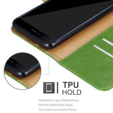 Honor 8 PRO lommebokdeksel etui (grønn)