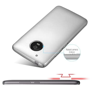 Motorola MOTO G5 Hardt Deksel Case (sølv)