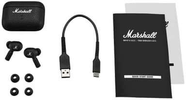 Marshall Motif II A.N.C. helt trådløse in-ear hodetelefoner (sort)