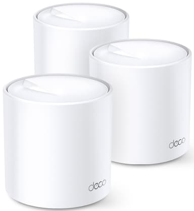 TP-Link Deco X20 mesh WiFi 6 sett (3-pakning) - Elkjøp