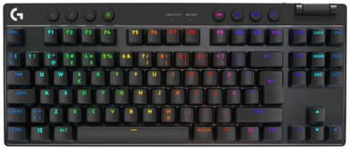Logitech G PRO X TKL Lightspeed Linear trådløst gamingtastatur (sort)