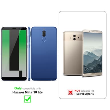 Huawei MATE 10 LITE Deksel med Halskjede (brun)