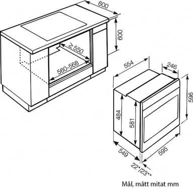 Miele stekeovn H 2161-1 B