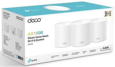 TP-Link Deco X10 WiFi 6 AX1500 mesh router (3-pakning)