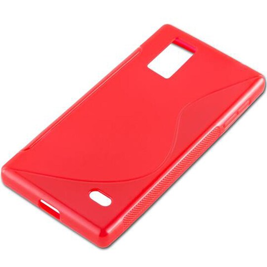 LG OPTIMUS GJ silikondeksel case (rød)