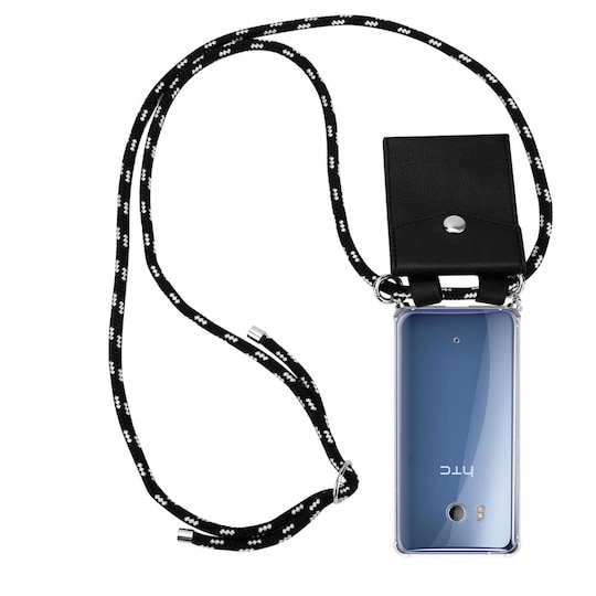 HTC OCEAN / U11 Deksel med Halskjede (svart)
