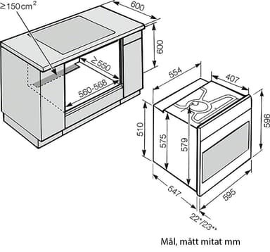 Miele stekeovn H6167BP