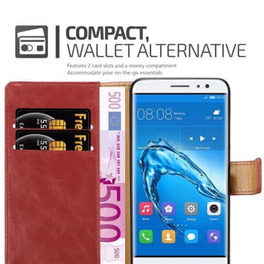Huawei NOVA PLUS lommebokdeksel etui (rød)