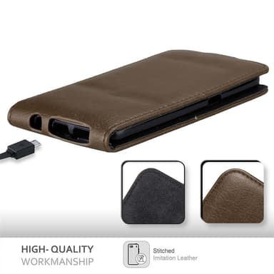 Samsung Galaxy S7 deksel flip cover (brun)