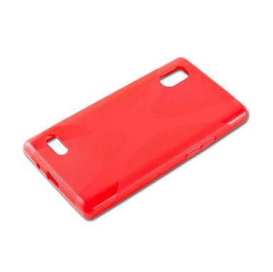LG L9 II Deksel Case Cover (rød)