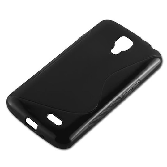 LG F70 silikondeksel case (svart)