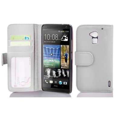 HTC ONE MAX T6 lommebokdeksel case (hvit)