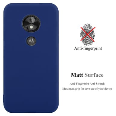 Motorola MOTO E5 PLAY silikondeksel cover (blå)