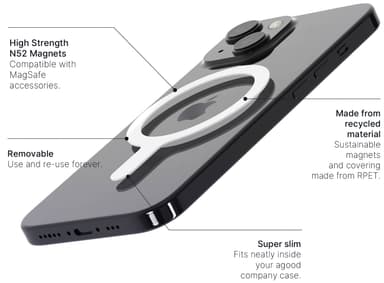 A Good Company MagSafe ring (hvit)