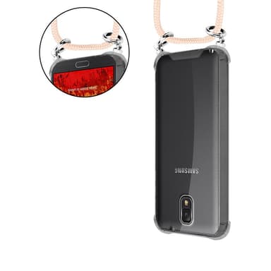 Samsung Galaxy NOTE 3 Deksel med Halskjede (rosa)