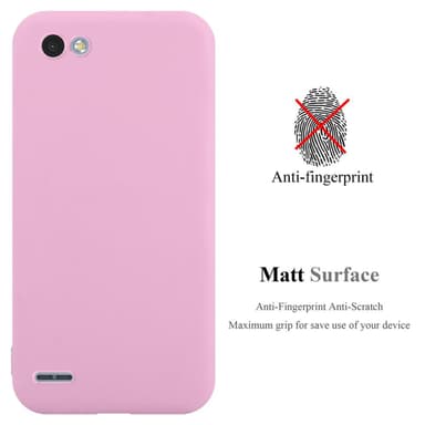 LG Q6 / G6 MINI silikondeksel cover (rosa)