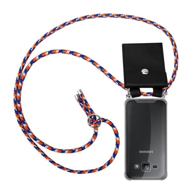 Samsung Galaxy J1 2015 Deksel med Halskjede (blå)