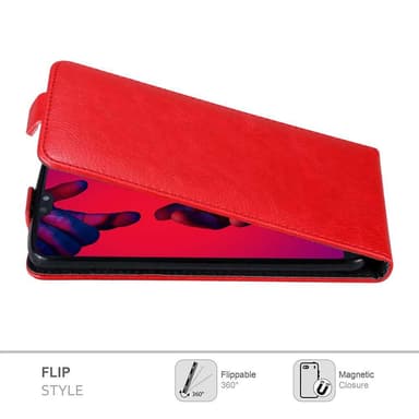 Huawei P20 PRO / P20 PLUS deksel flip cover (rød)