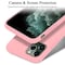 iPhone 11 PRO MAX silikondeksel case (rosa)