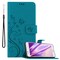 LG K7 2016 lommebokdeksel Blomster (blå)