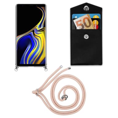 Samsung Galaxy NOTE 9 Deksel med Halskjede (rosa)