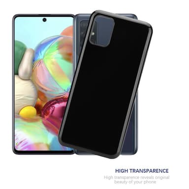 Samsung Galaxy A71 4G deksel ultra slim (svart)