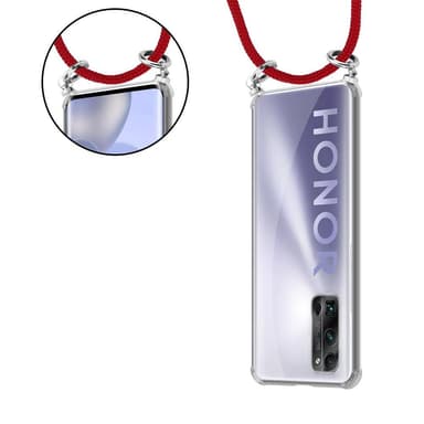 Honor 30 PRO+ Deksel med Halskjede (rød)