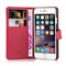 iPhone 6 / 6S lommebokdeksel etui (rød)